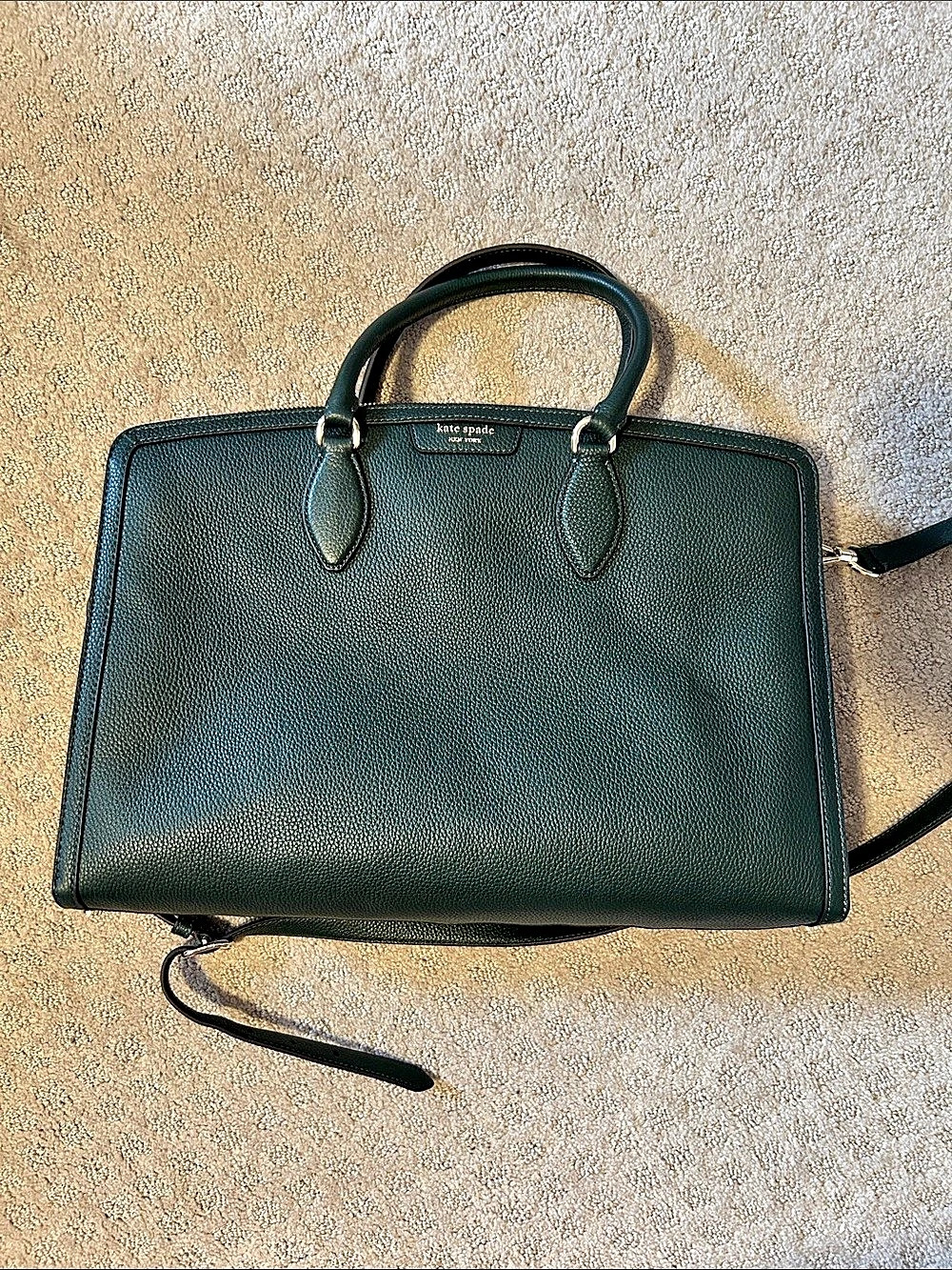 Kate Spade Hudson Commuter Laptop Bag Laptop Bag in Northern Pine Green Like New